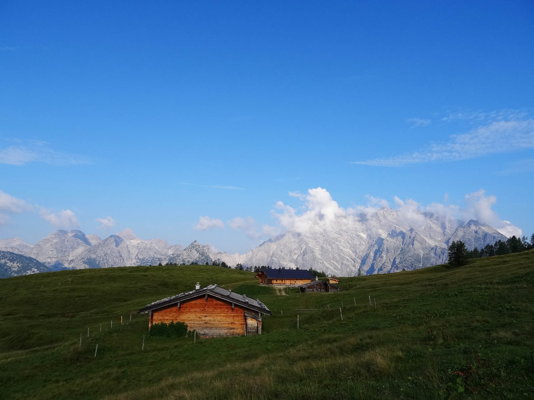 Haus Alpengruss Bischofswiesen, Almhütten auf der Gotzenalm im Nationalpark Berchtesgaden