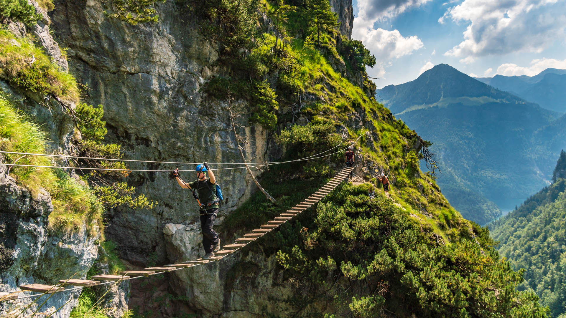 Haus Alpengruss Bischofswiesen, Klettersteig Gruenstein