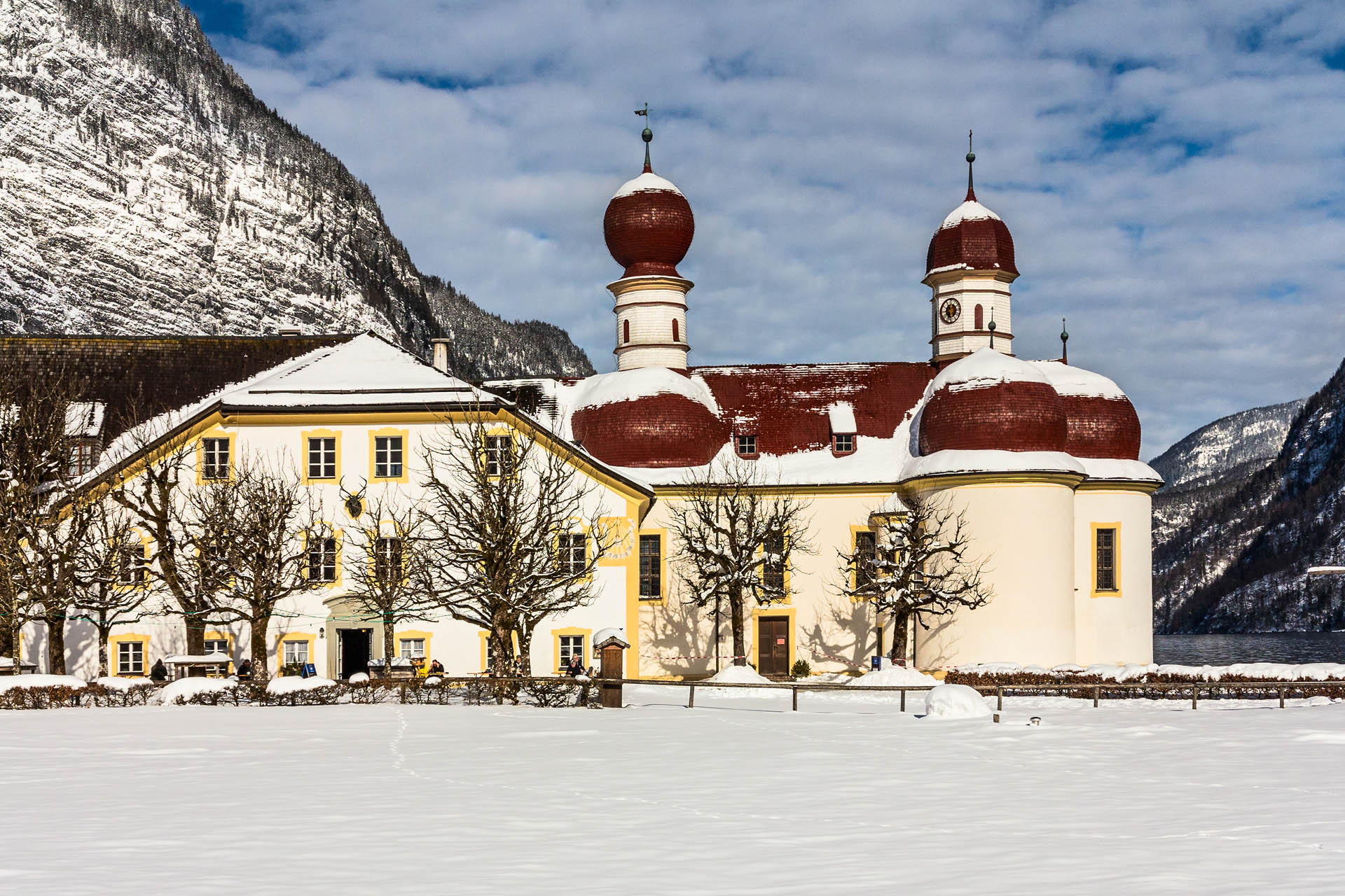 Haus Alpengruss Bischofswiesen, St. Bartolomae im Winter