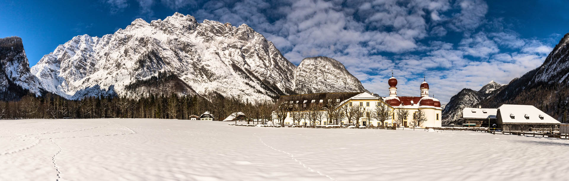 Haus Alpengruss Bischofswiesen, St. Batolomae im Winter